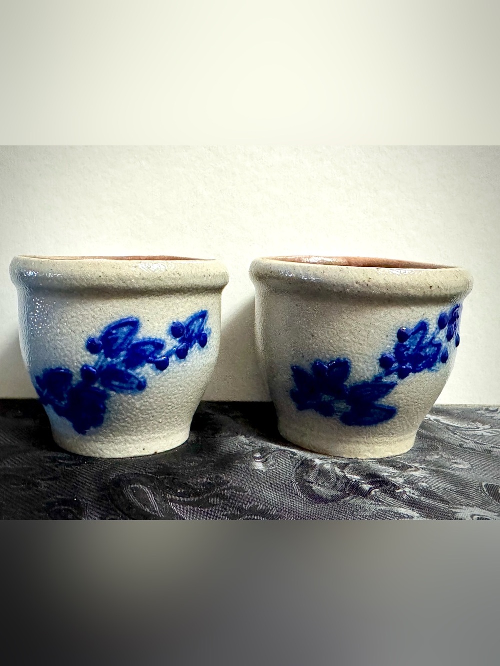 Salmon Falls Pottery Blueberry Vine Votives